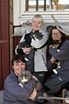 För Caroline, Catherine och Maria är det här ett drömjobb.