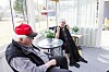 Sonja har haft en hel garderob med loppisfynd och omsydda gamla klänningar.