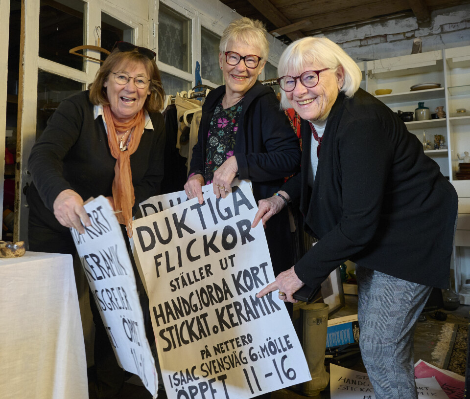 Minst en gång om året har de marknad i Ames gamla föräldrahem i Mölle. Det var i samband med den första höstmarknaden som de började kalla sig själva ”Duktiga flickor”. Minst en gång om året har de marknad i Ames gamla föräldrahem i Mölle. Det var i samband med den första höstmarknaden som de började kalla sig själva ”Duktiga flickor”.