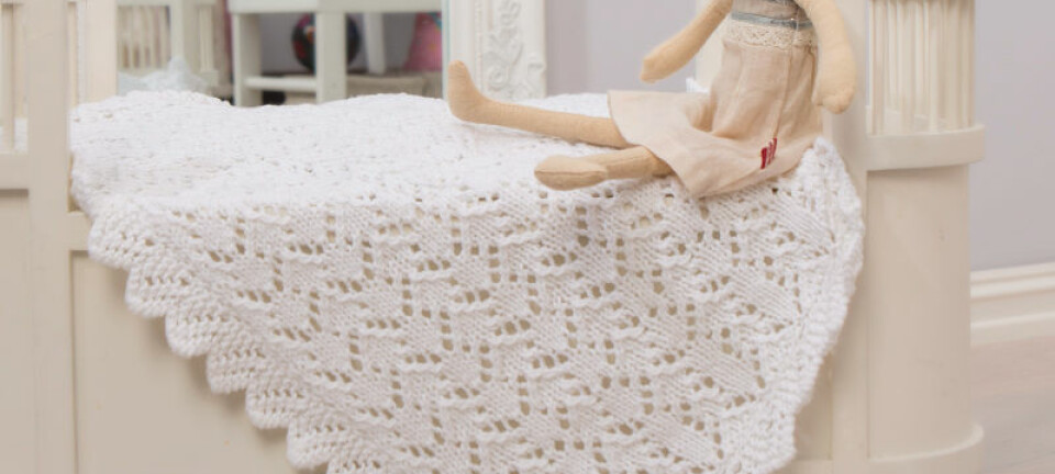 Sticka bedårande babyfilt