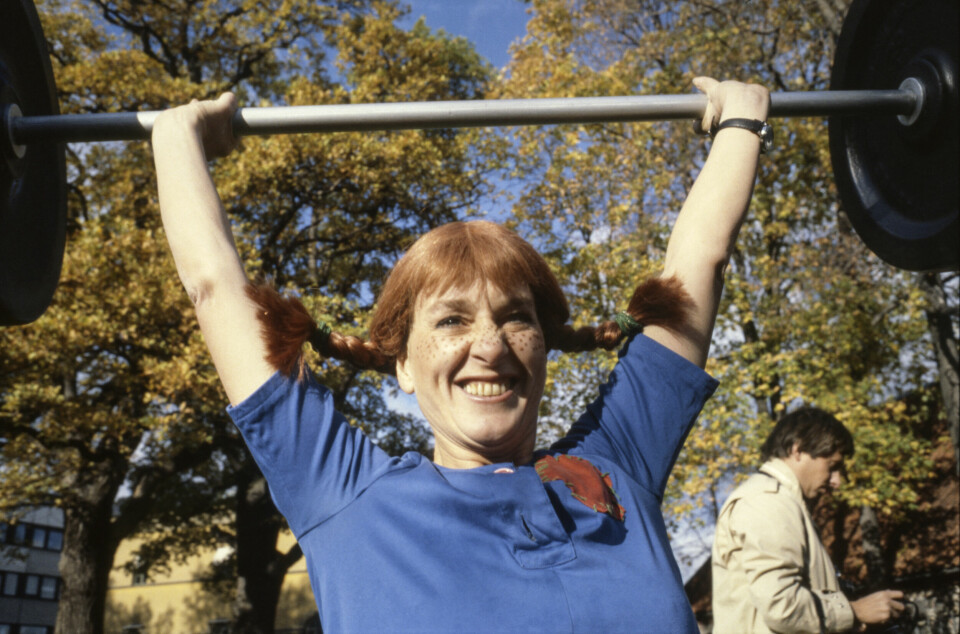 Siw Malmkvist förkroppsligade rollen som Pippi Långstrump på teaterscenen. Siw Malmkvist förkroppsligade rollen som Pippi Långstrump på teaterscenen.