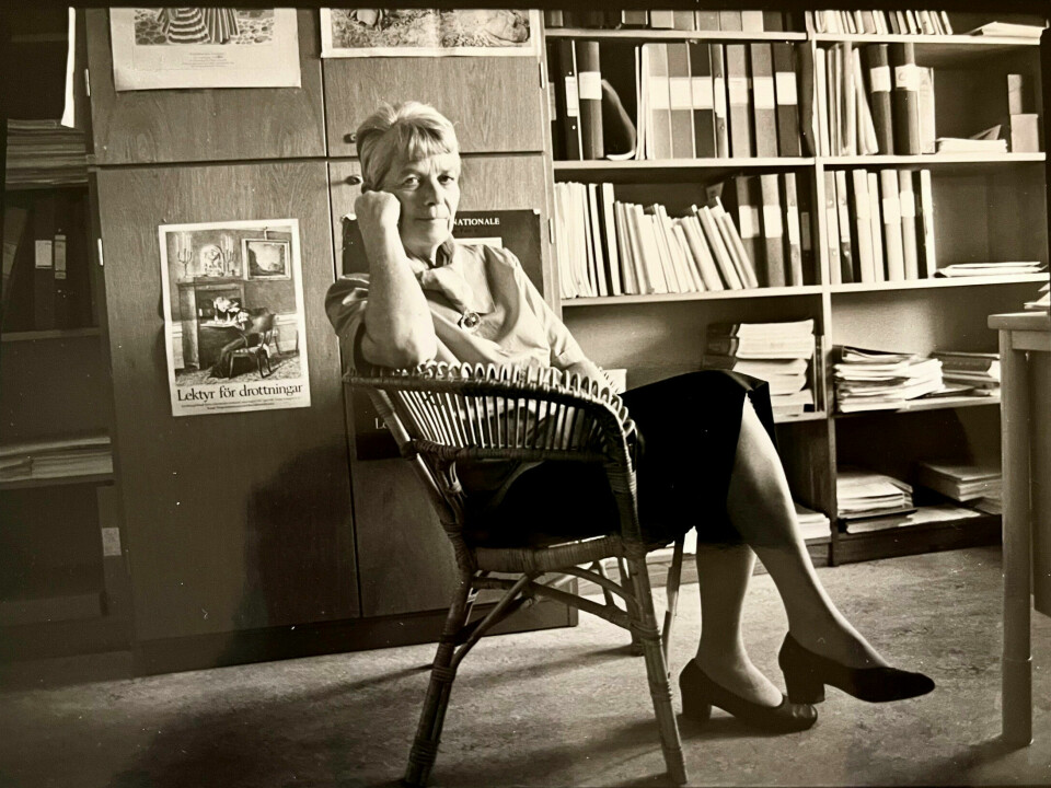 Gunhild Kyle vidareutbildade sig, började forska och blev Sveriges första professor i kvinnohistoria. Gunhild Kyle vidareutbildade sig, började forska och blev Sveriges första professor i kvinnohistoria.