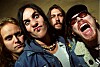 The Hellacopters: Nicke Andersson (Nicke Royale), Dregen, Robban Hellacopter, Kenny Hellacopter.