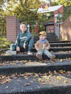 Mias söner Matti och Elliot.