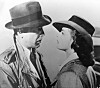 Humphrey Bogart och Ingrid Bergman i klassikern från Casablanca från 1942.