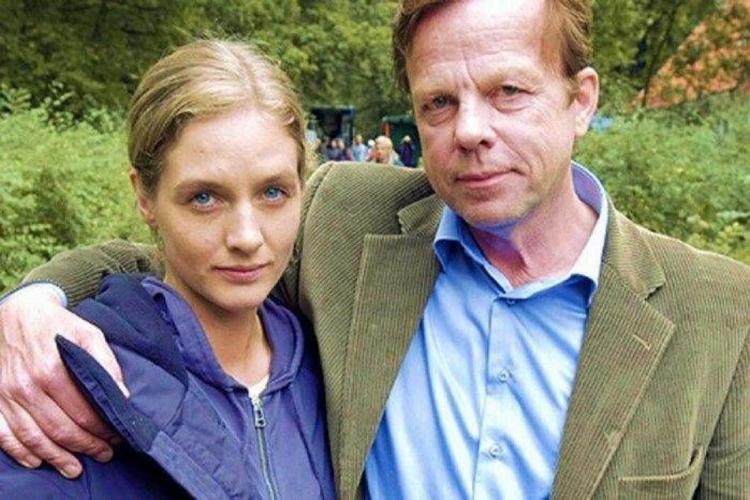 Johanna Sällström och Krister Henriksson spelade Linda och Kurt Wallander