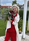 Foto: 63-åriga Åsa Lindkvist Persson trivs med sitt liv som influencer.