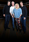 Med medspelare som Robert Gustafsson, Sussie Eriksson och Ola Forssmed var Mikael mer nervös än vanligt inför farsen Trassel.