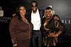 Sean ”Diddy” Combs med sin mamma Janice Combs till höger och Aretha Franklin till vänster.