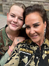 Ninas dotter Lilly går i mammas fotspår och går Kulturama, sjunger och spelar teater. ”Hon är otroligt begåvad”, säger Nina.