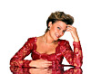 Lotta Engberg som ung sångerska.