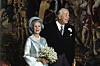 Prinsessan Lilian och Roger brevväxlade. Bild från bröllopet med prins Bertil 1976.
