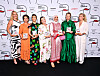 Arja tilldelades pris som Årets ikon på Årets Feminista-gala 2024, här med övriga pristagare Tess Olofsson, Mamma United, Anna Vlasenko, Jenny Larsson, Camilla Hamid och Eva Röse.