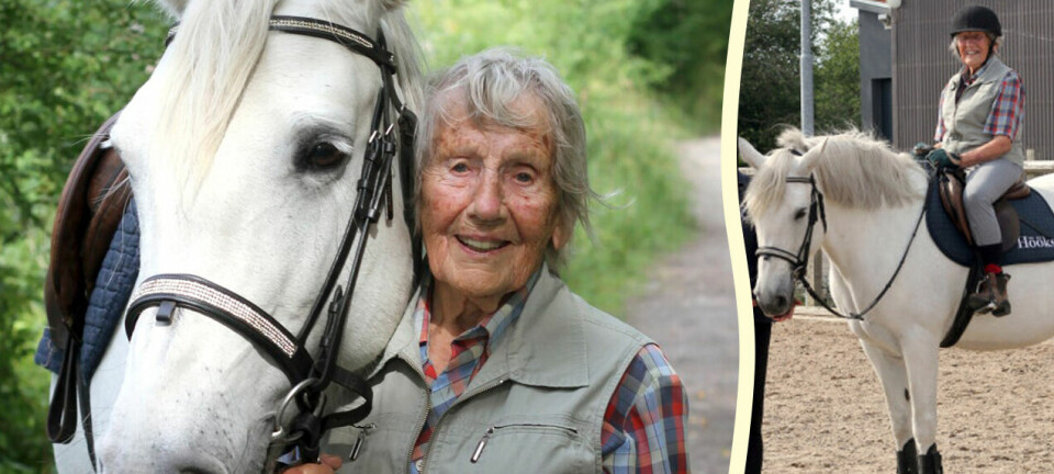 Ulla-Britt, 94, är en av Sveriges äldsta ryttare: ”Blev ett beroende”