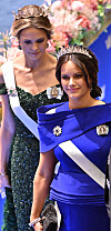 Prinsessan Sofia och prinsessan Madeleine.