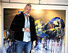 Skådespelaren och konstnären Mikael Persbrandt hade vernissage på Galleri Långholmen där han ställer ut litografier.