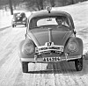 Volkswagen T1 Bubbla deltar i det Nordiska damrallyt 1960.