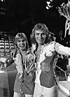 Duon Malta, Göran Fristorp och Claes af Geijerstam, efter vinsten i Melodifestivalen 1973.