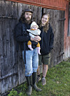 Både Conor och Erika är uppvuxna på en varsin gård. ”Vi har båda lantbruket i blodet”, säger Erika.