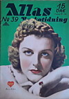 Allas veckotidning från 1937 med den amerikanska skådespelaren Doris Nolan på omslaget.