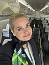 ”På de här flygningarna är det inte glitter och glamour, utan genuint och många samtal” säger Jenny Daza.