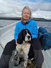 Jag och min fina Tintin, en engelsk springer spaniel som blev drygt 15 år.