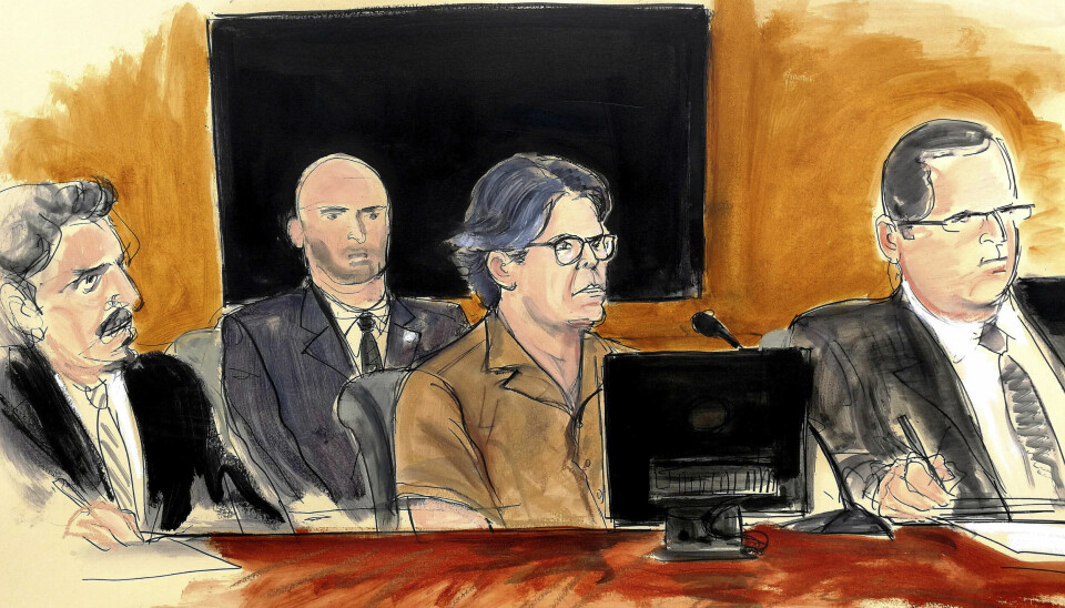 Keith Raniere från rättegången. Keith Raniere från rättegången.