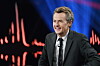 Fredrik Skavlan under en inspelning av den populära talkshowen Skavlan, vars sista säsong sändes i svensk tv 2021.