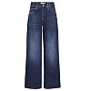 Slitna jeans med vida ben, bomull/elastan Pulz jeans.