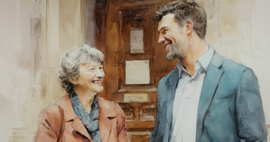 Novell: Hon mötte honom igen efter alla år – kunde inte hålla tillbaka tårarna