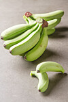 Gröna bananer är fulla av stärkelse!
