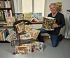 Samlarintresset tog fart när Einar ärvde två kalendrar från 40-talet, en samling som nu vuxit sig stor.