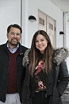 Jimmie Åkessson och Matilda Kärnerup bjuder gärna in sina vänner till villan i Sölvesborg.
