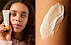 Hydrating Sun Face Cream SPF50 absorberas snabbt och ger en osynlig finish.