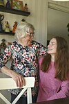 Fanny var väldigt svag och trött efter operationen – men hem till mormor skulle hon så fort som möjligt!.