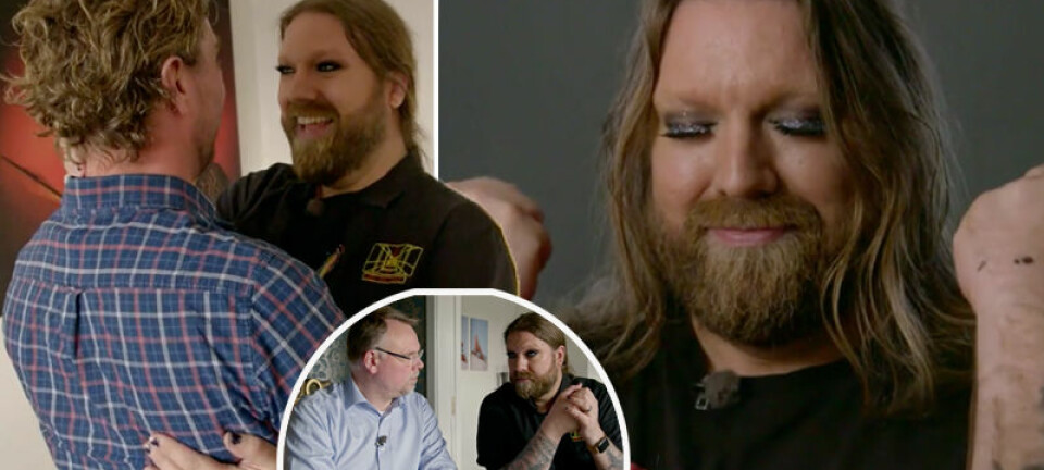 Rickard Söderberg och maken möttes på en kyrkogård