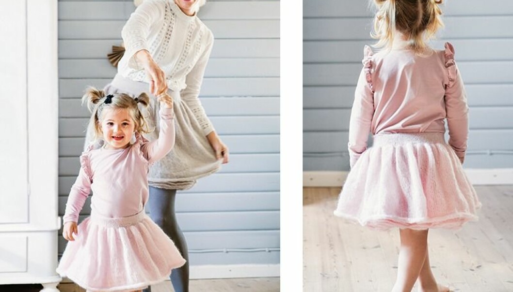Alla små prinsessor älskar den fina ballerinakjolen som du skickar själv enligt vår beskrivning.