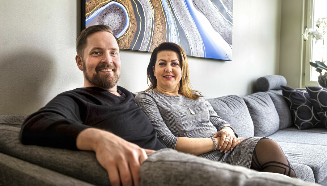 Peter och Maryam ser ljust på framtiden.