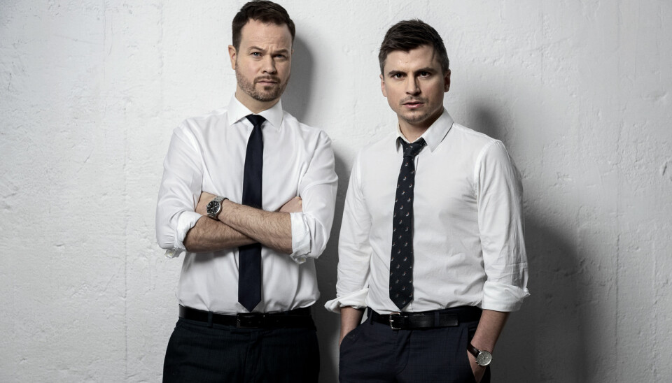 Anton Berg och Martin Johnson gör serie om Knutby för HBO. Foto: Viktor Fremling Anton Berg och Martin Johnson gör serie om Knutby för HBO. Foto: Viktor Fremling