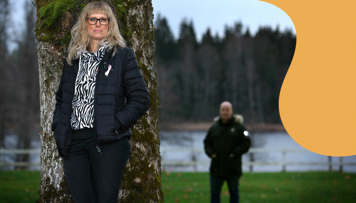 Efter år av oro och ångest blev Ellen sjuk av makens sjukdom