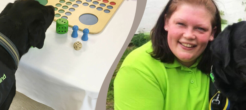 Vårdhunden Egon sprider glädje på boendet