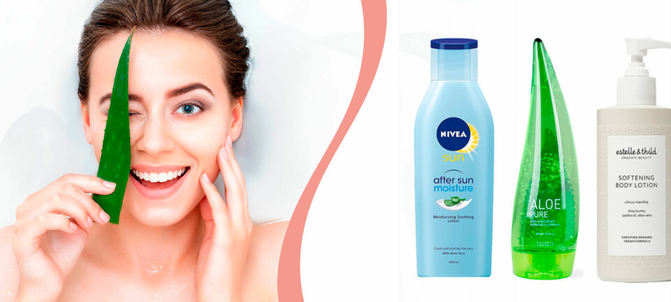 Lugnar och hjälper solbränd hud – 9 sköna hudlotions med aloe vera