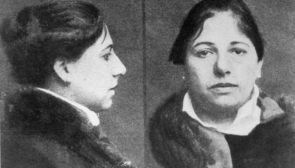 Mata Hari vid gripandet 1917. Mata Hari vid gripandet 1917.