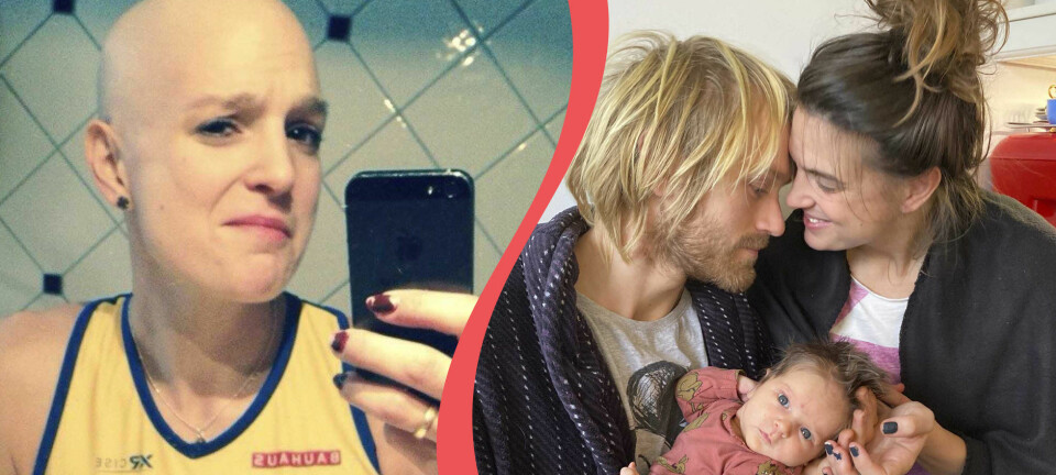 Nadja blev mamma trots cellgifterna