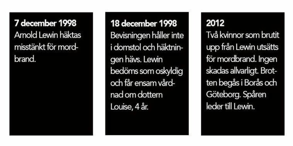 Louise växte upp med sin mammas mördare