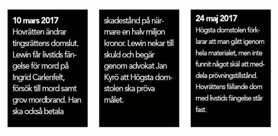 Louise växte upp med sin mammas mördare