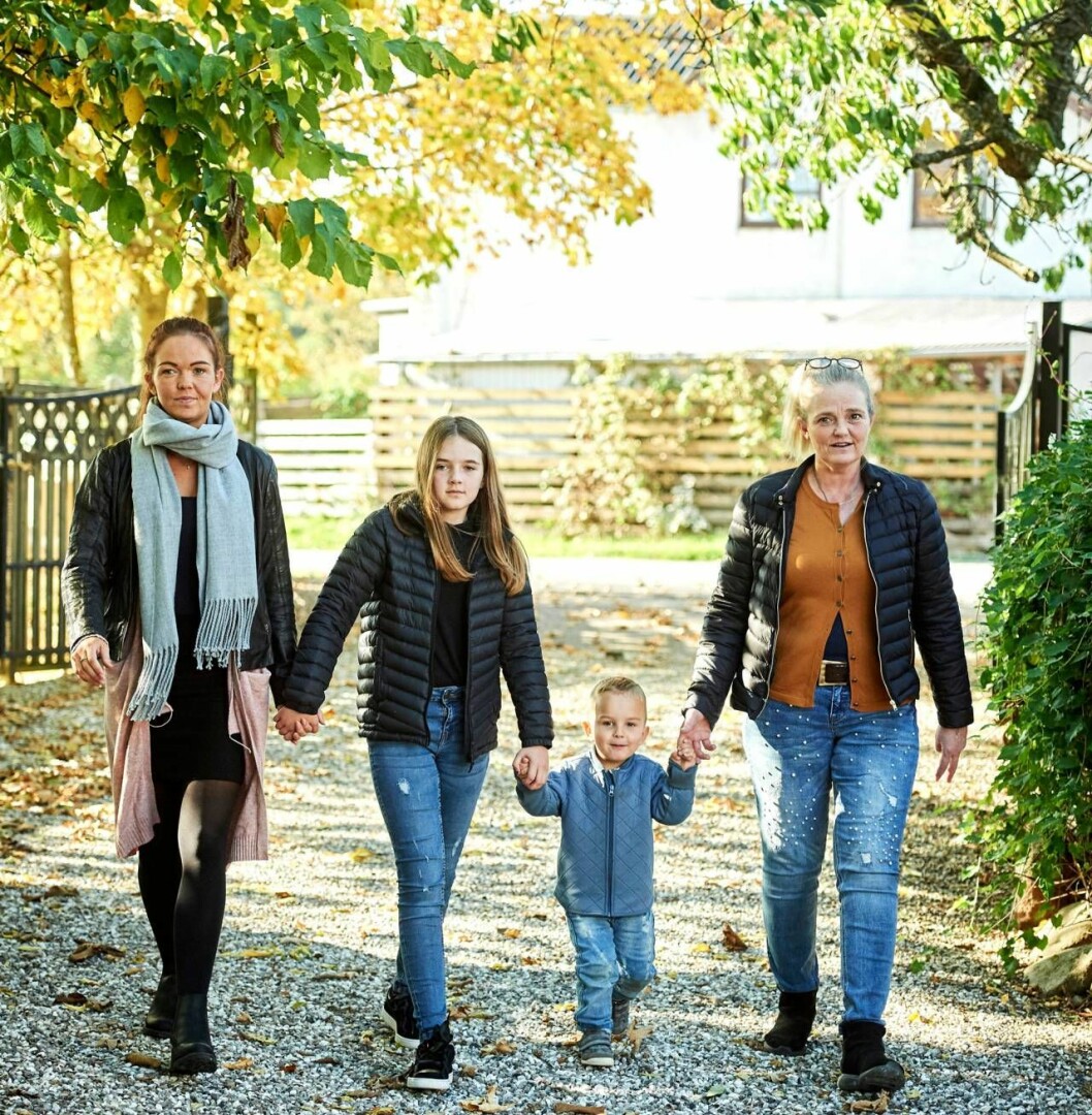 – Ofta glömmer vi bort den vanliga vardagen, men för mig är det något av det bästa i livet, säger Natacha. 28-åriga Natachamed sin mamma och två av sina tre barn