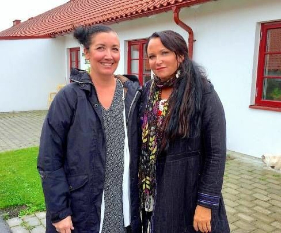 Sophie Hultberg och Anja Kontor. Foto: SVT Sophie Hultberg och Anja Kontor. Foto: SVT