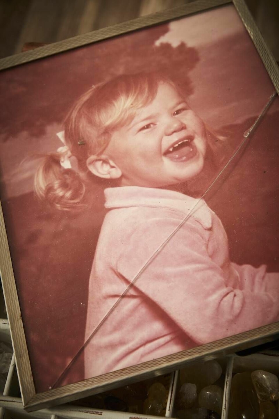 Ann-Sofie som liten flicka. Ann-Sofie som liten flicka.