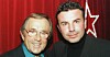 Tv-kollegorna Arne Weise och Jovan Radomir.